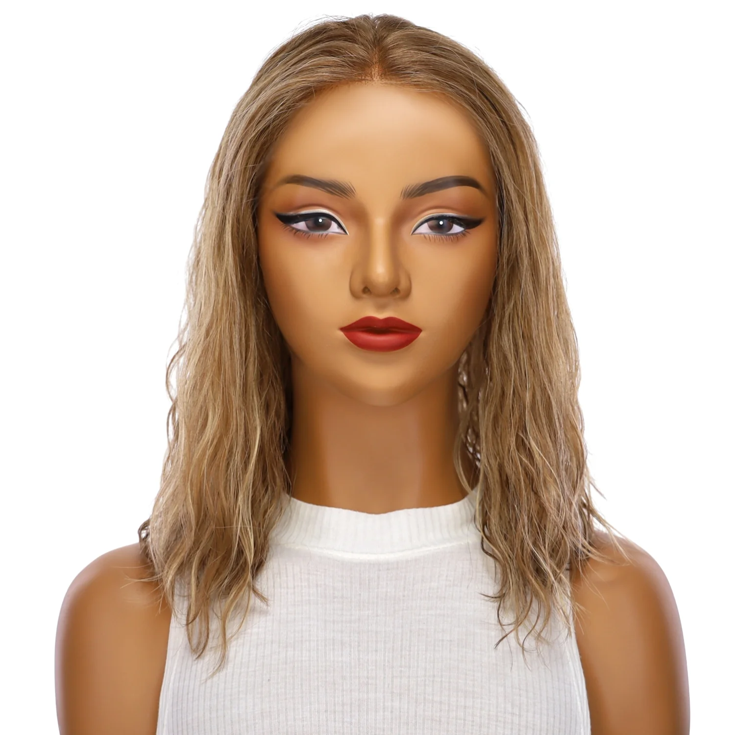 16" Divine Lace Top Topper Medium Blonde Wavy - Image 2