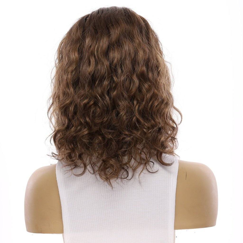 16" Divine Lace Top Topper Medium Brown Babylight Wavy - Image 3