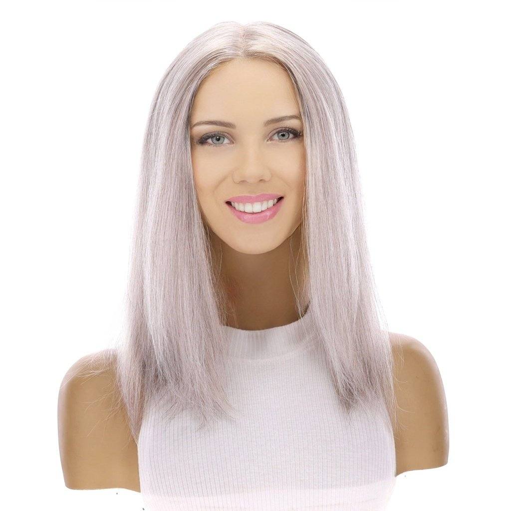 16" Divine Lace Top Topper Snow Grey - Image 2