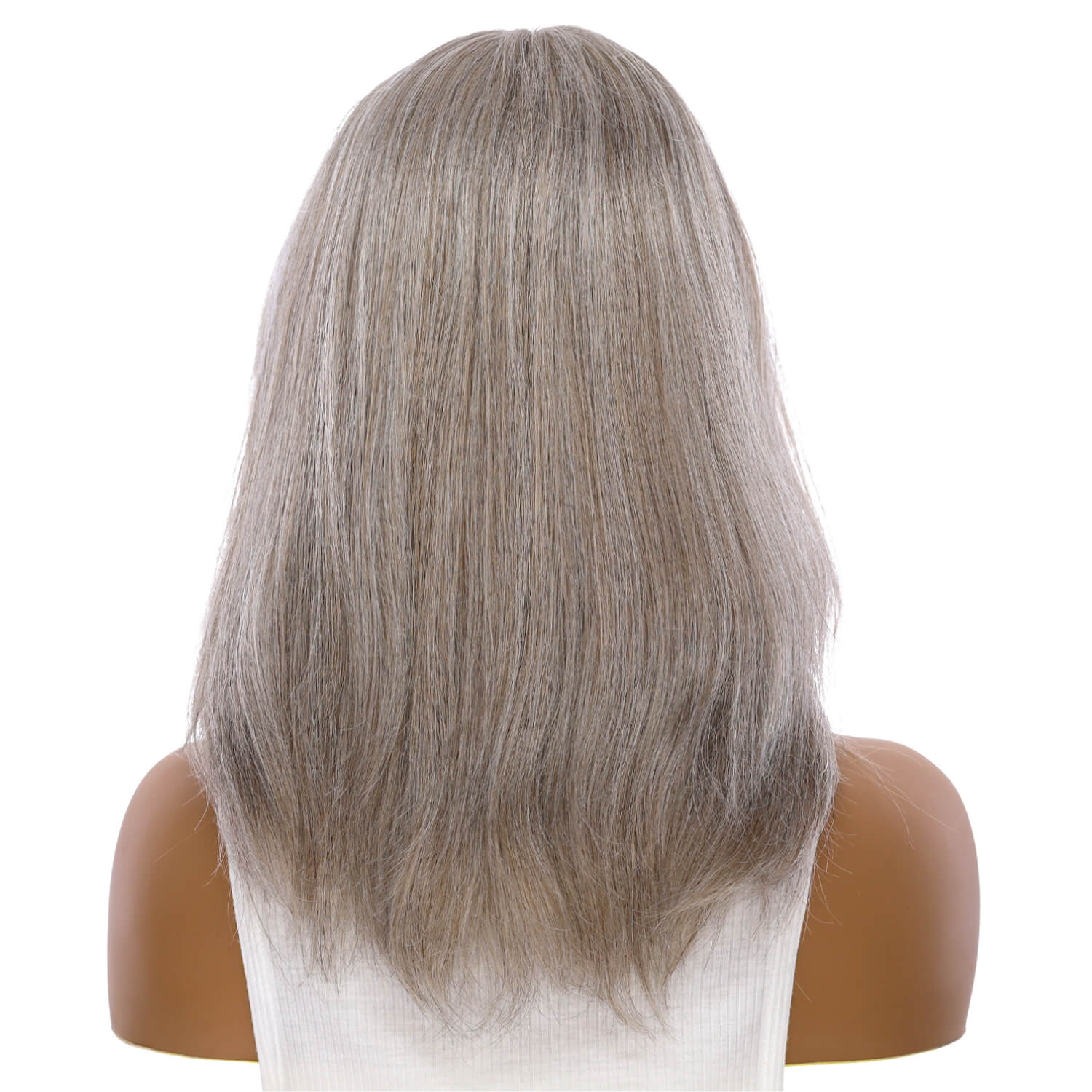 16" Divine Lace Top Wig Champagne Grey - Image 3
