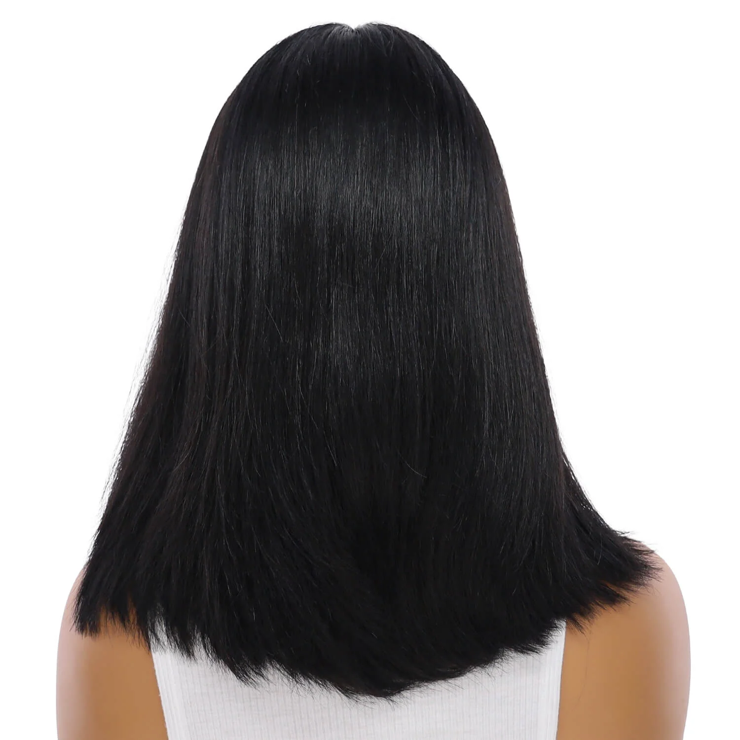 16" Divine Lace Top Wig Jet Black - Image 3