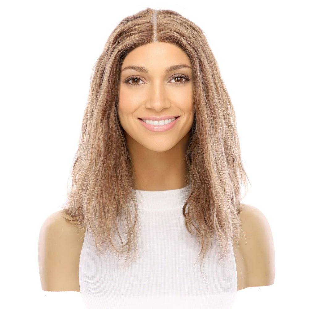16" Divine Lace Top Wig Light Brown Babylight Wavy - Image 2
