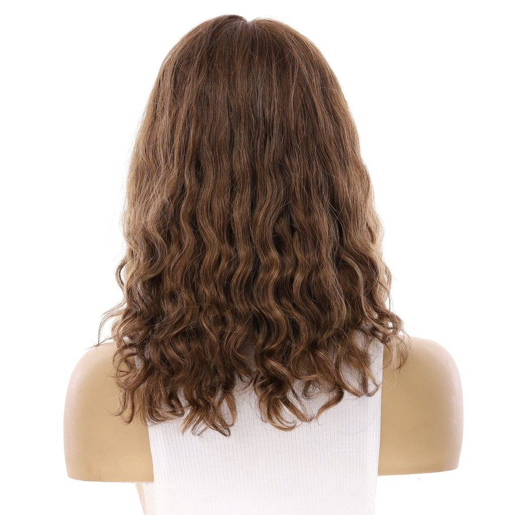 16" Divine Lace Top Wig Medium Brown Babylight Wavy - Image 3