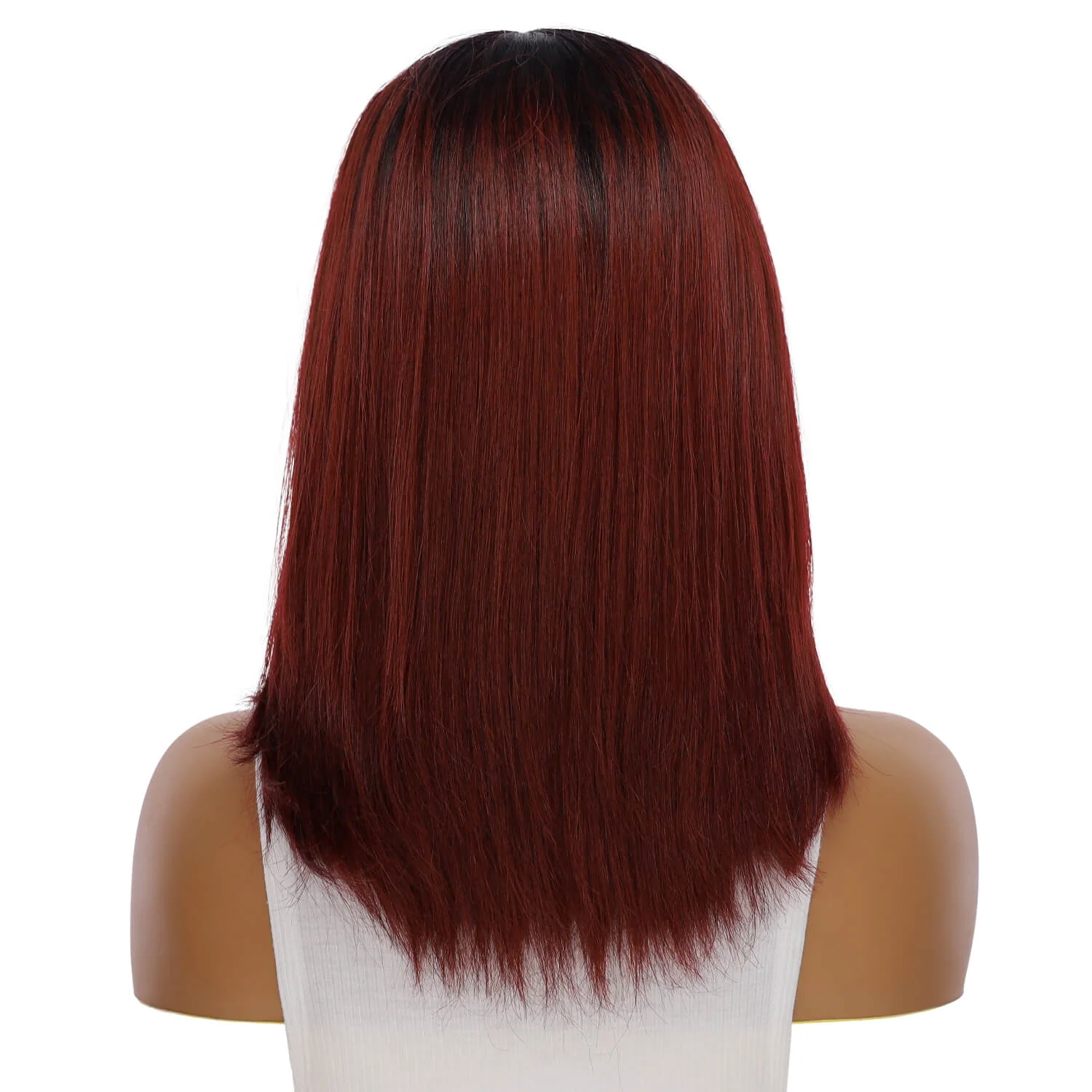 16" Divine Lace Top Wig Merlot Red - Image 3