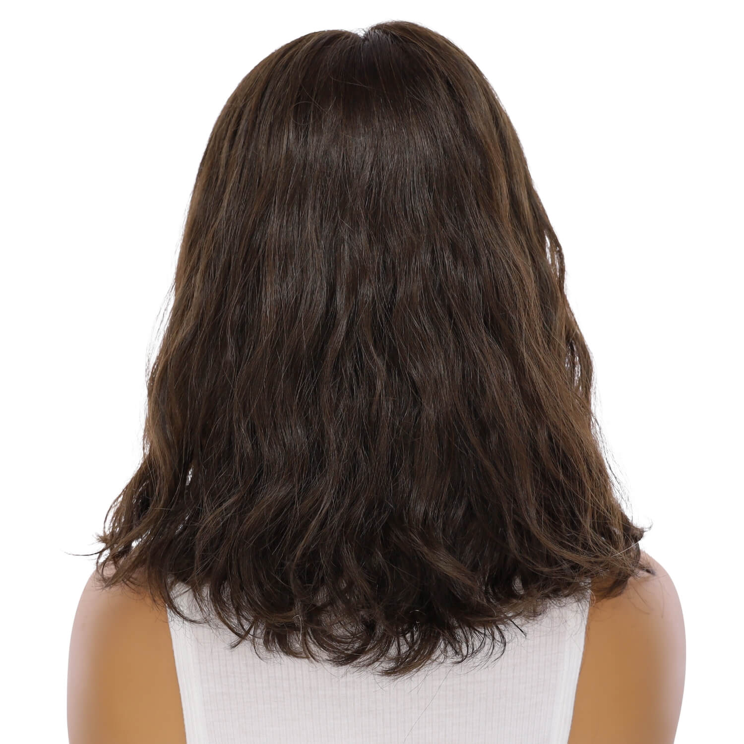 16" Divine Lace Top Wig Neutral Black Wavy - Image 3