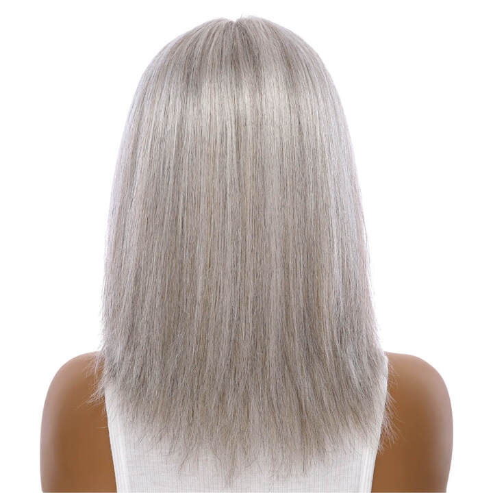 16" Divine Lace Top Wig Snow Grey - Image 3