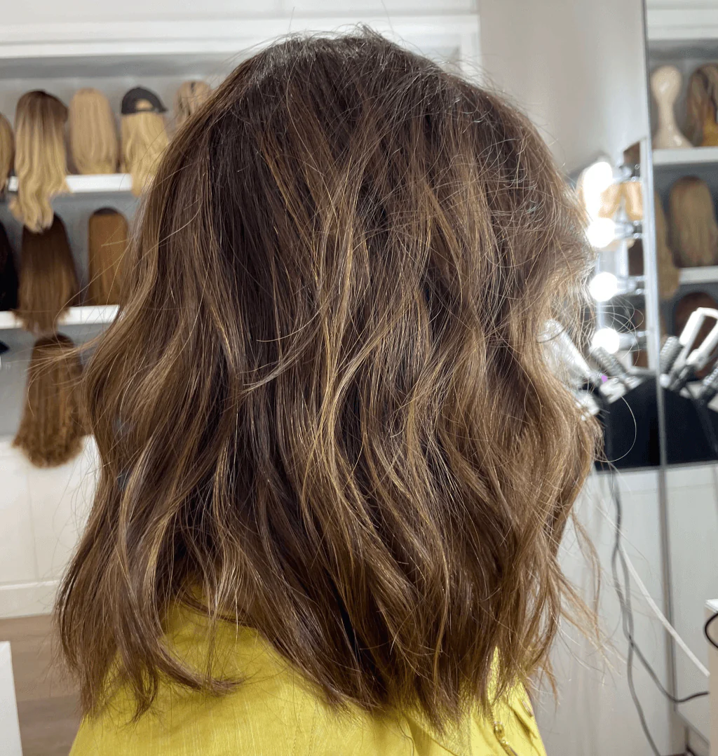 16" Divine Luxe Deep Lace Top Wig #6 w/ Balayage - Image 2