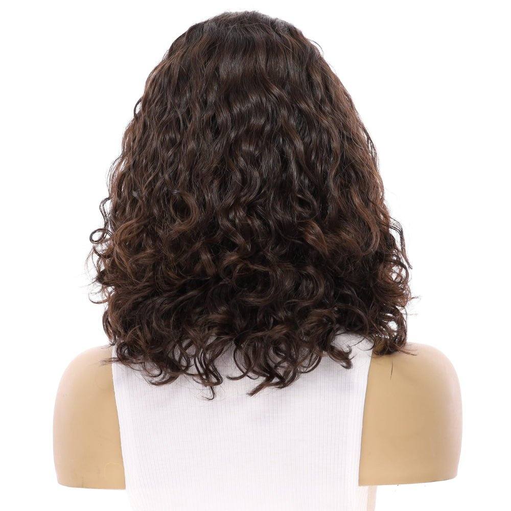 16" Divine Luxe Lace Top Wig #4 Dark Brown Wavy - Image 3