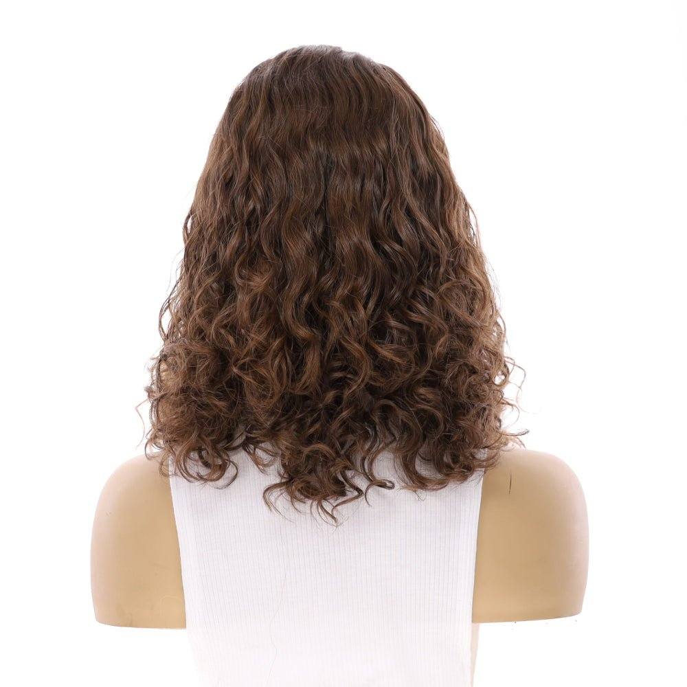 16" Divine Luxe Lace Top Wig #6 Neutral Medium Brown Wavy - Image 3