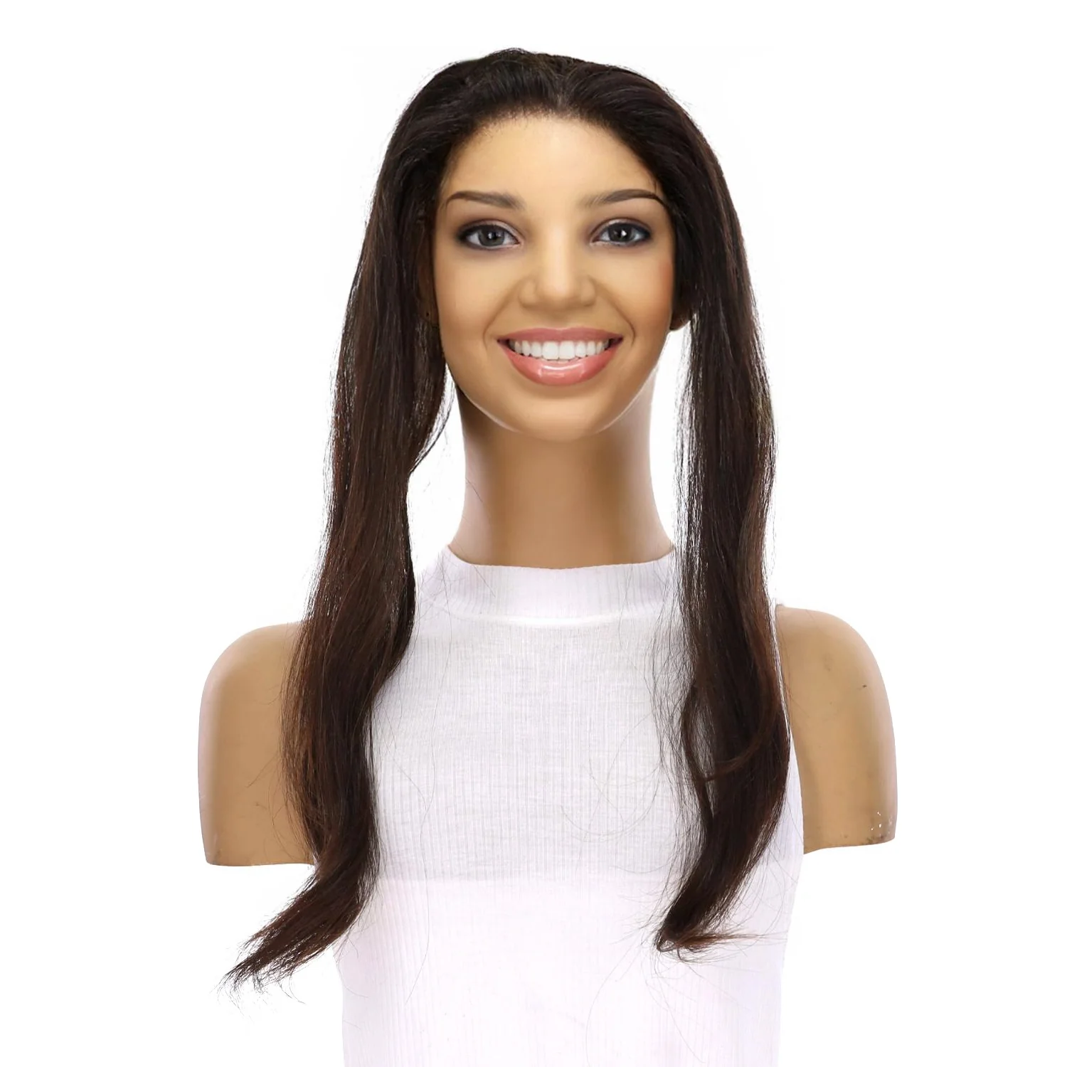 16" Hairline Topper #1B Black Straight - Image 2