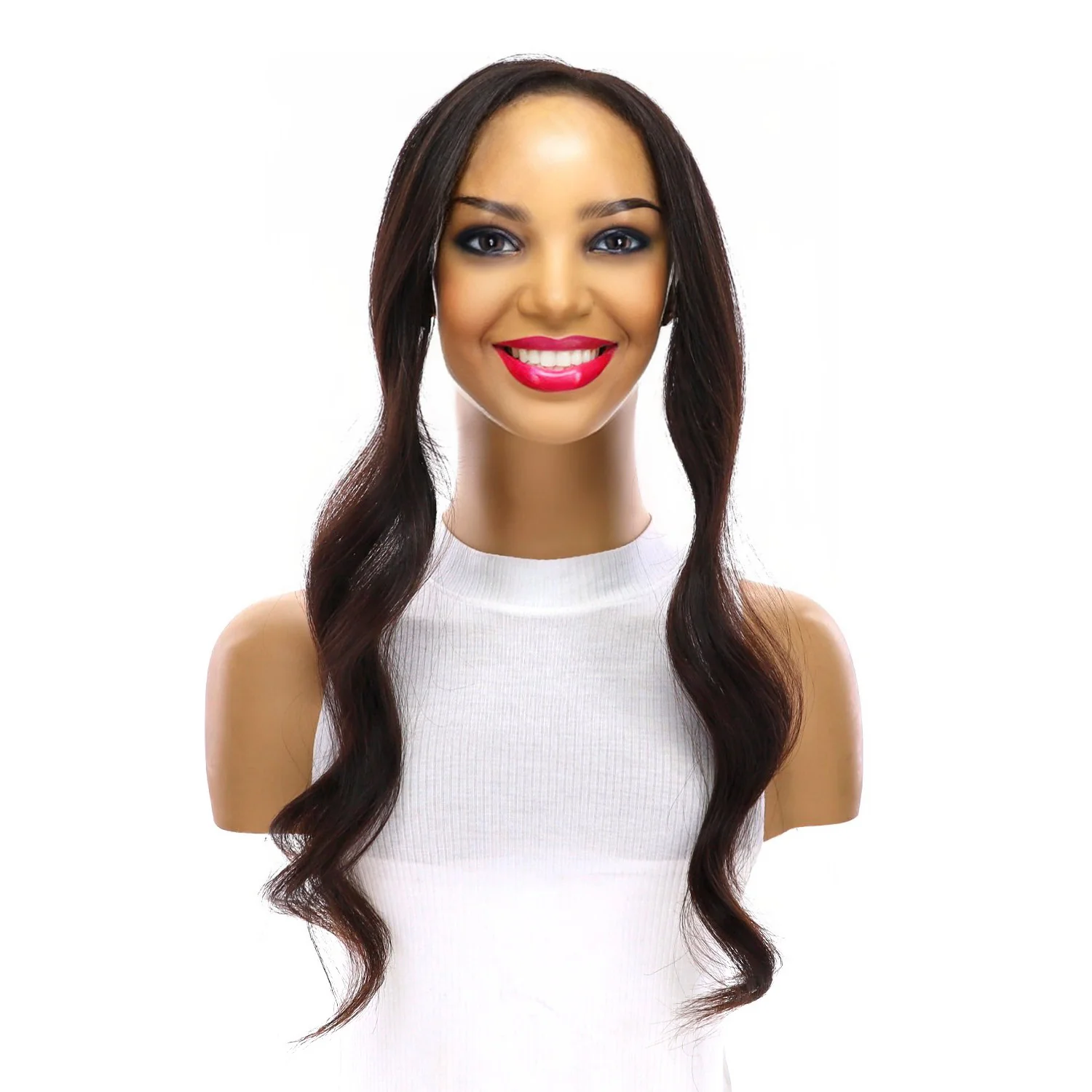16" Hairline Topper #4 Dark Brown - Image 2