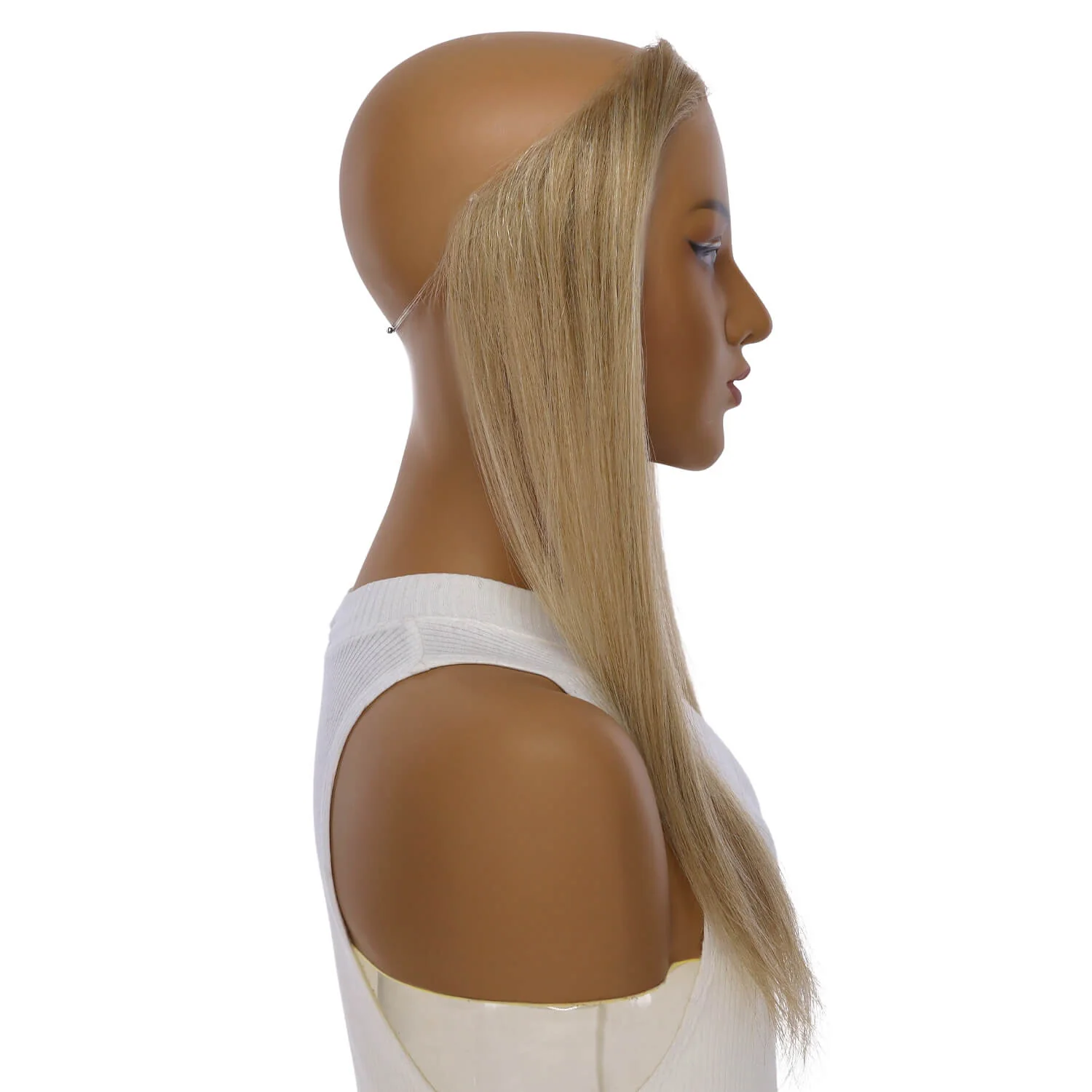 16" Hairline Topper #Ash Blonde - Image 3