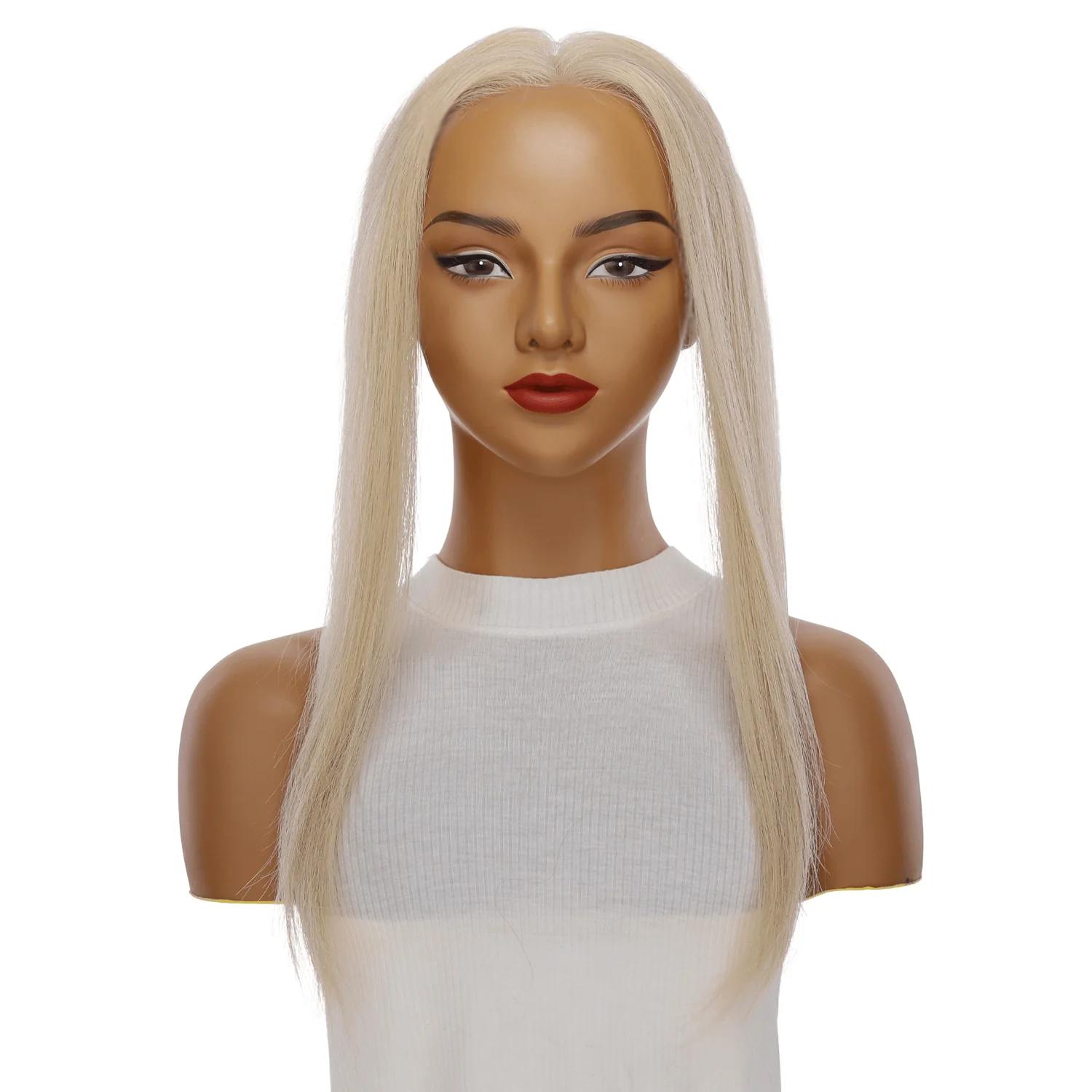 16" Hairline Topper #Beige Blonde w/ No Rooting - Image 2