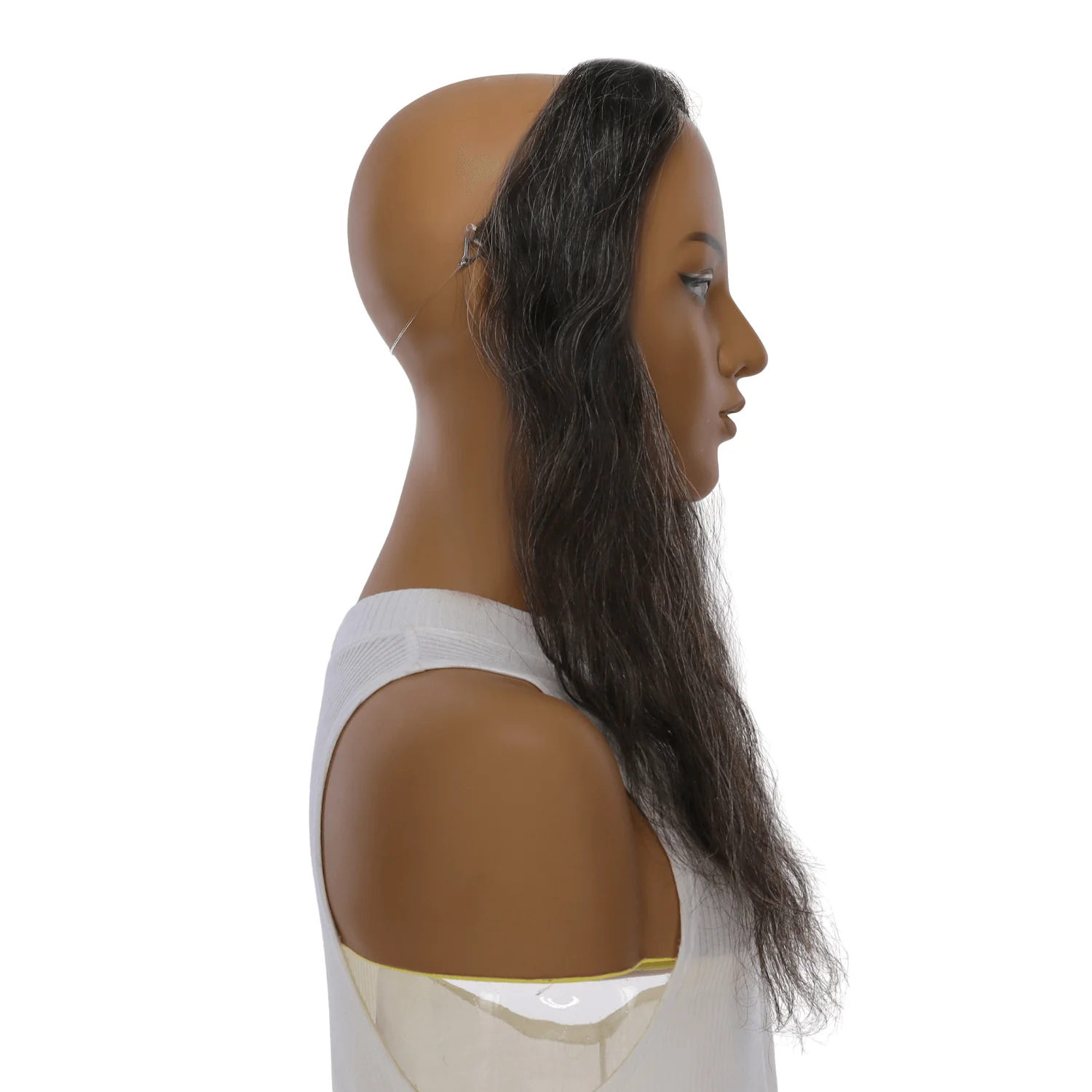 16" Hairline Topper #Grey A (less grey) Wavy - Image 3