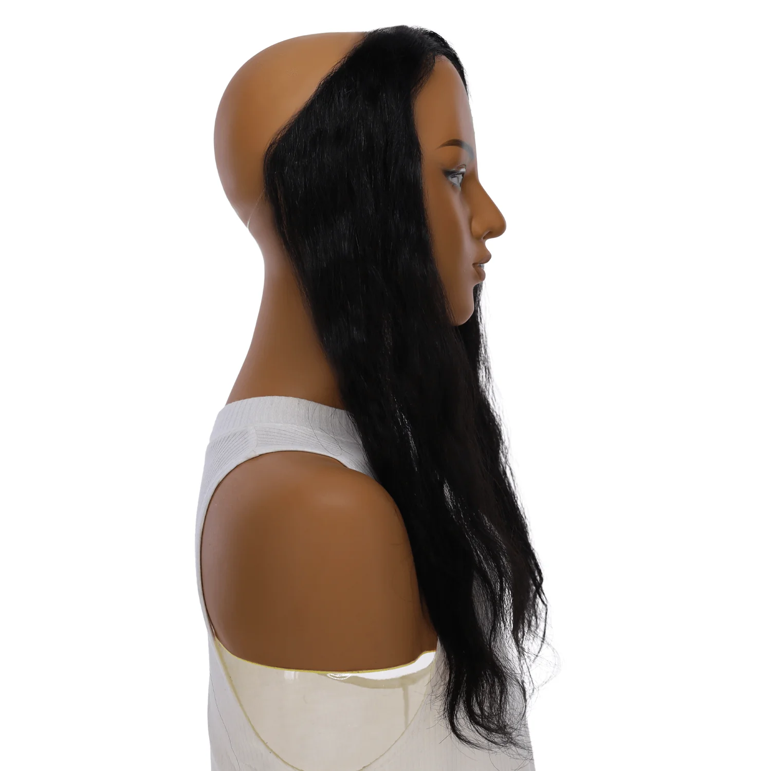 16" Hairline Topper #Jet Black Wavy - Image 3