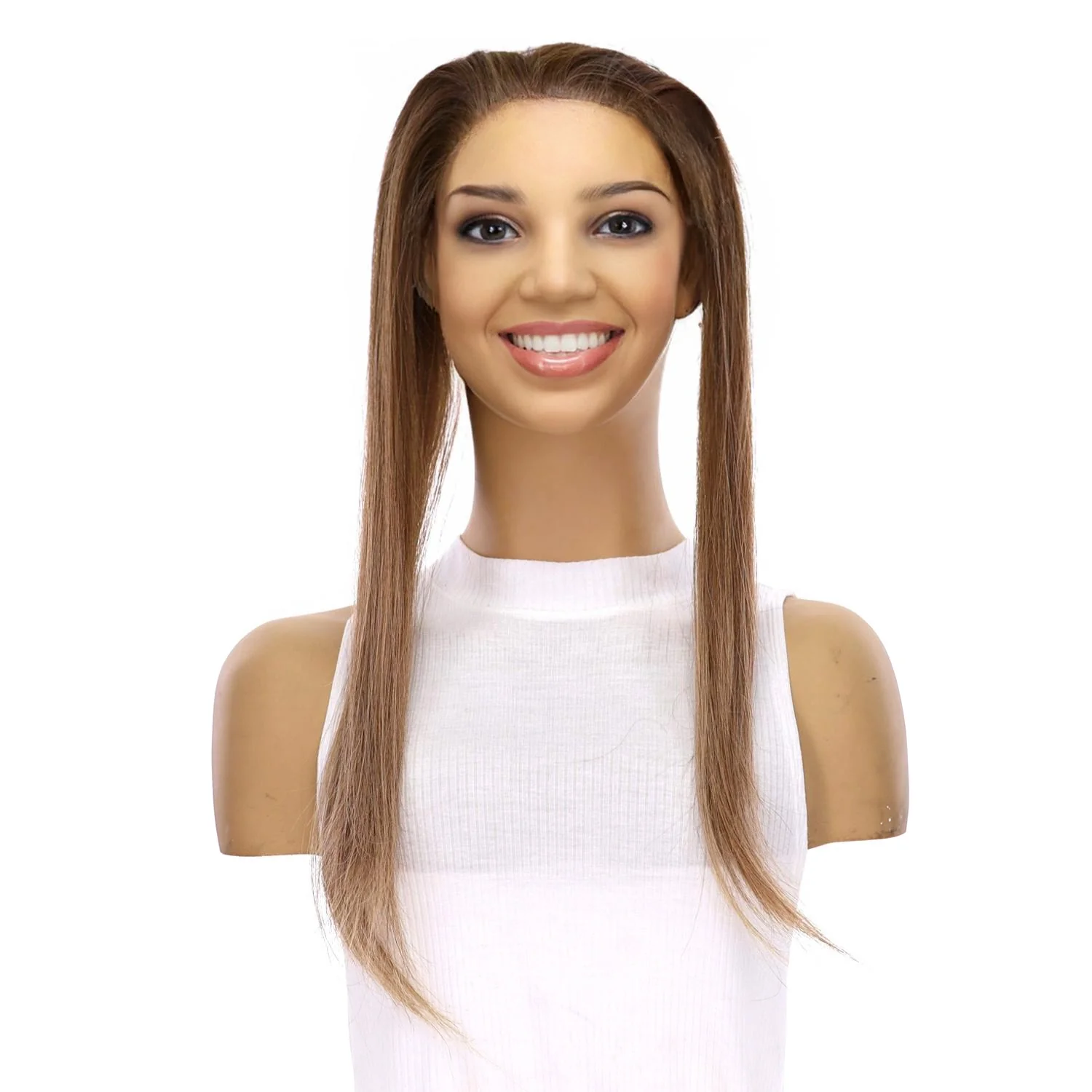 16" Hairline Topper #Light Brown Babylight - Image 2
