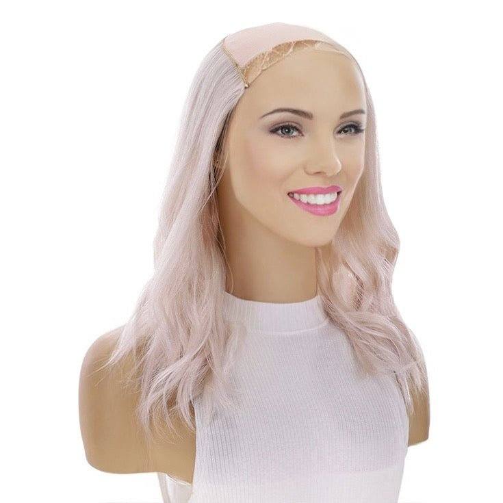 16" HatFall Wig Ice Blonde - Image 3
