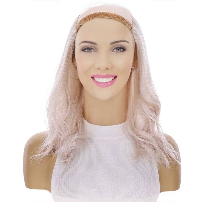 16" HatFall Wig Ice Blonde - Image 4