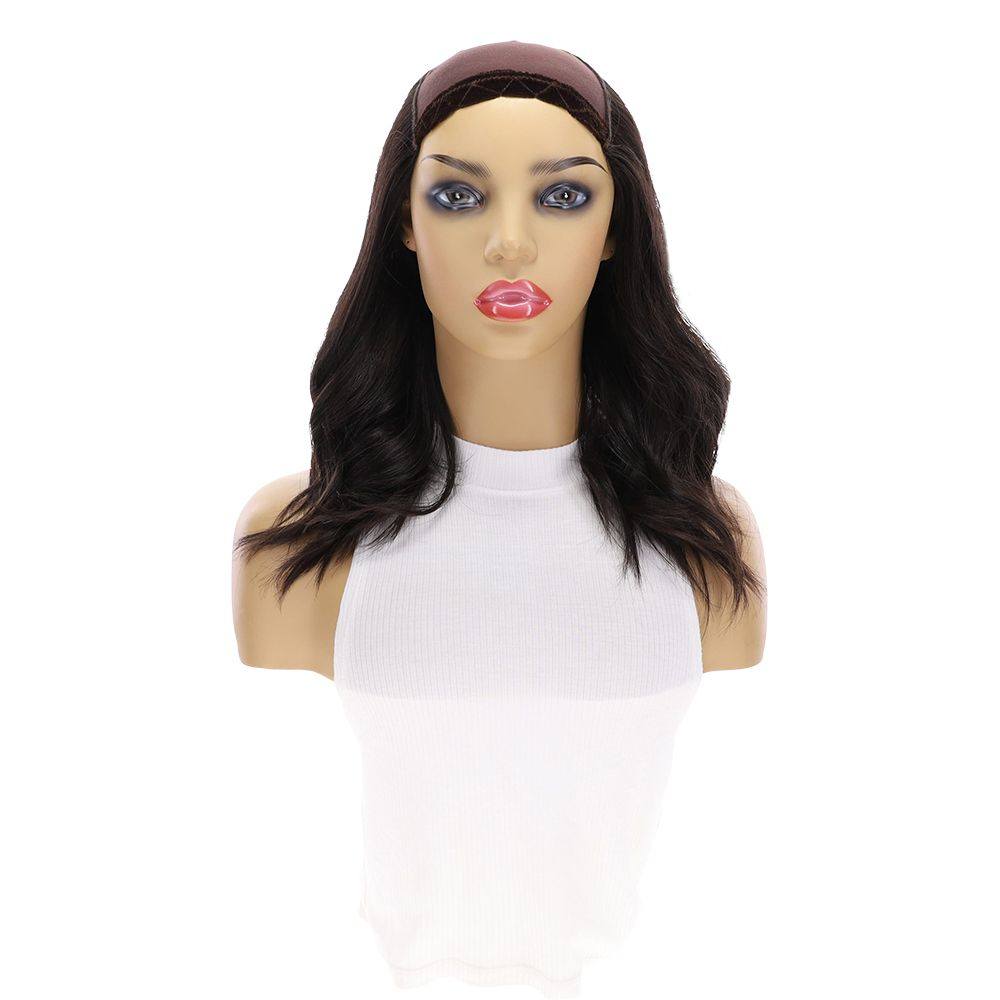 16" HatFall Wig Natural Black - Image 6