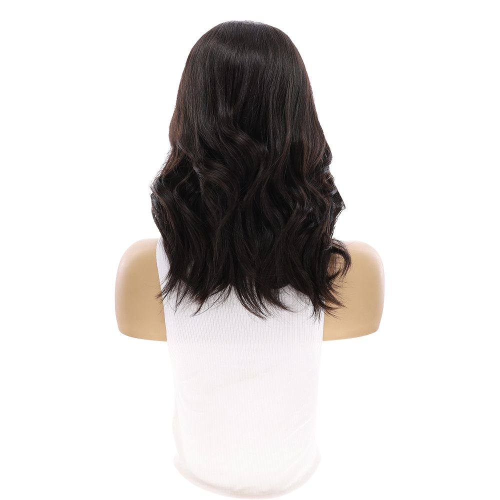16" HatFall Wig Natural Black - Image 8