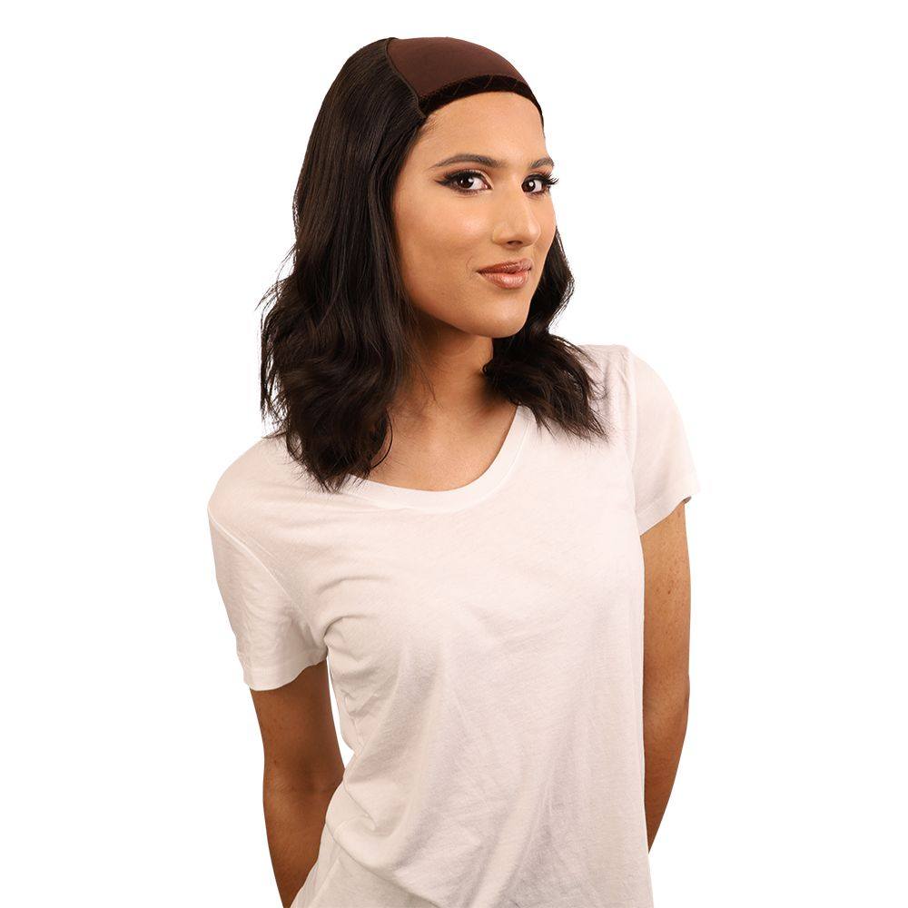 16" HatFall Wig Soft Black - Image 3