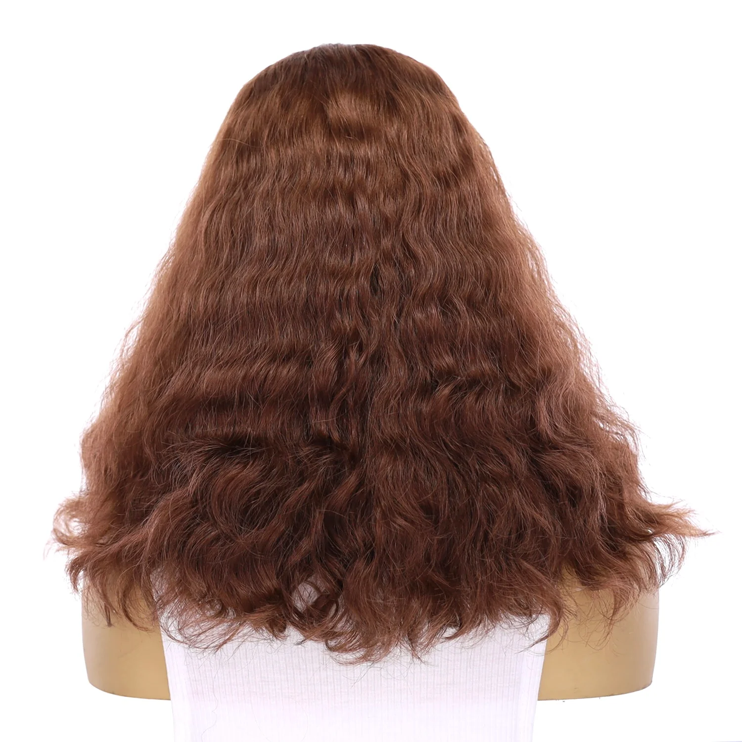 16" HatFall Wig Auburn Wavy - Image 3