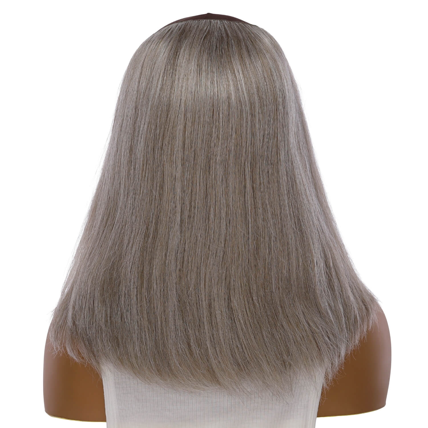 16" HatFall Wig Champagne Grey - Image 3