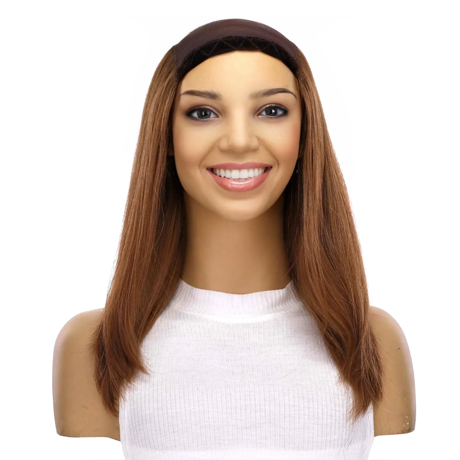 16" HatFall Wig Copper - Image 2
