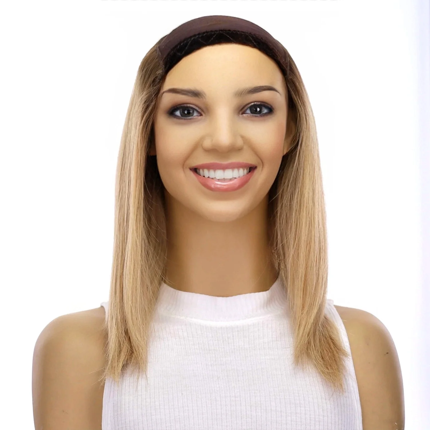 16" HatFall Wig Golden Blonde - Image 2