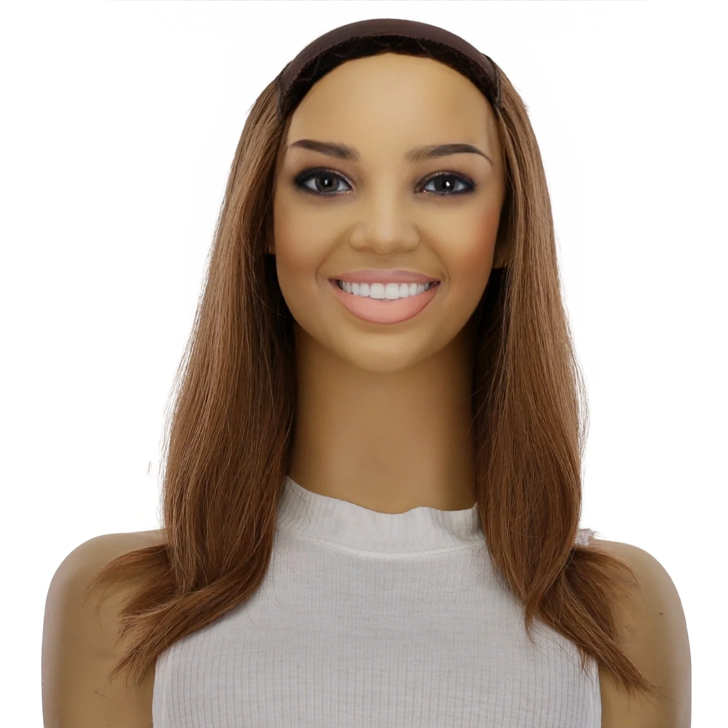 16" HatFall Wig Strawberry Blonde - Image 2