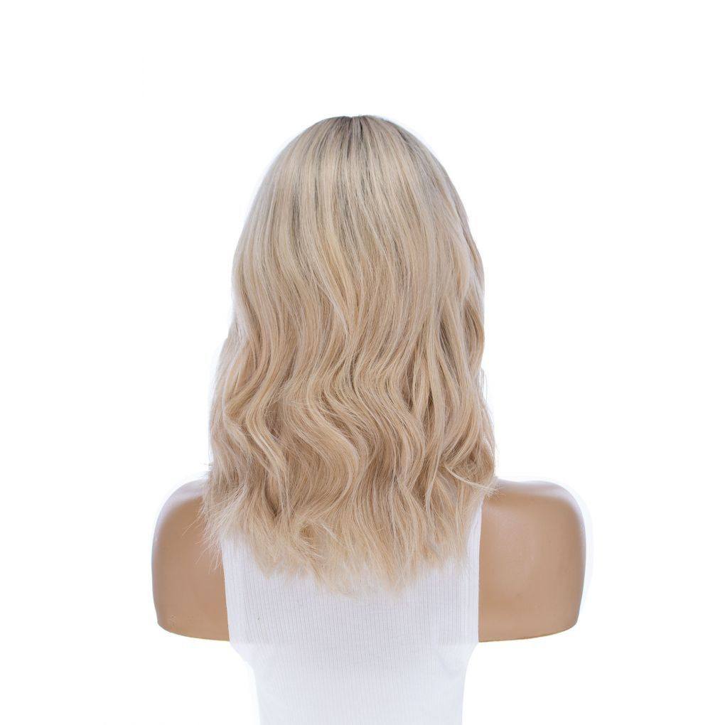 16" Divine Lace Top Wig Beige Blonde - Image 5