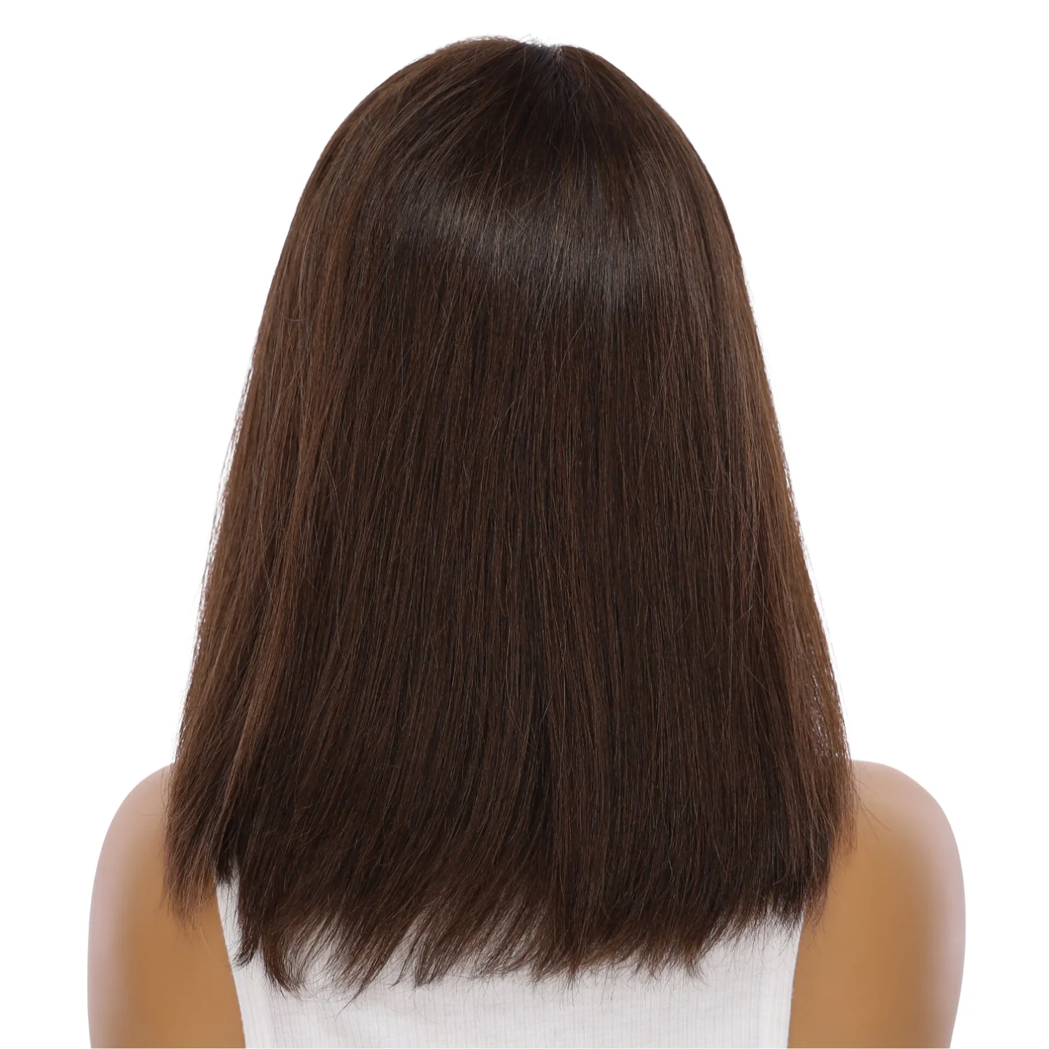 16" Divine Lace Top Wig Dark Brown - Image 3