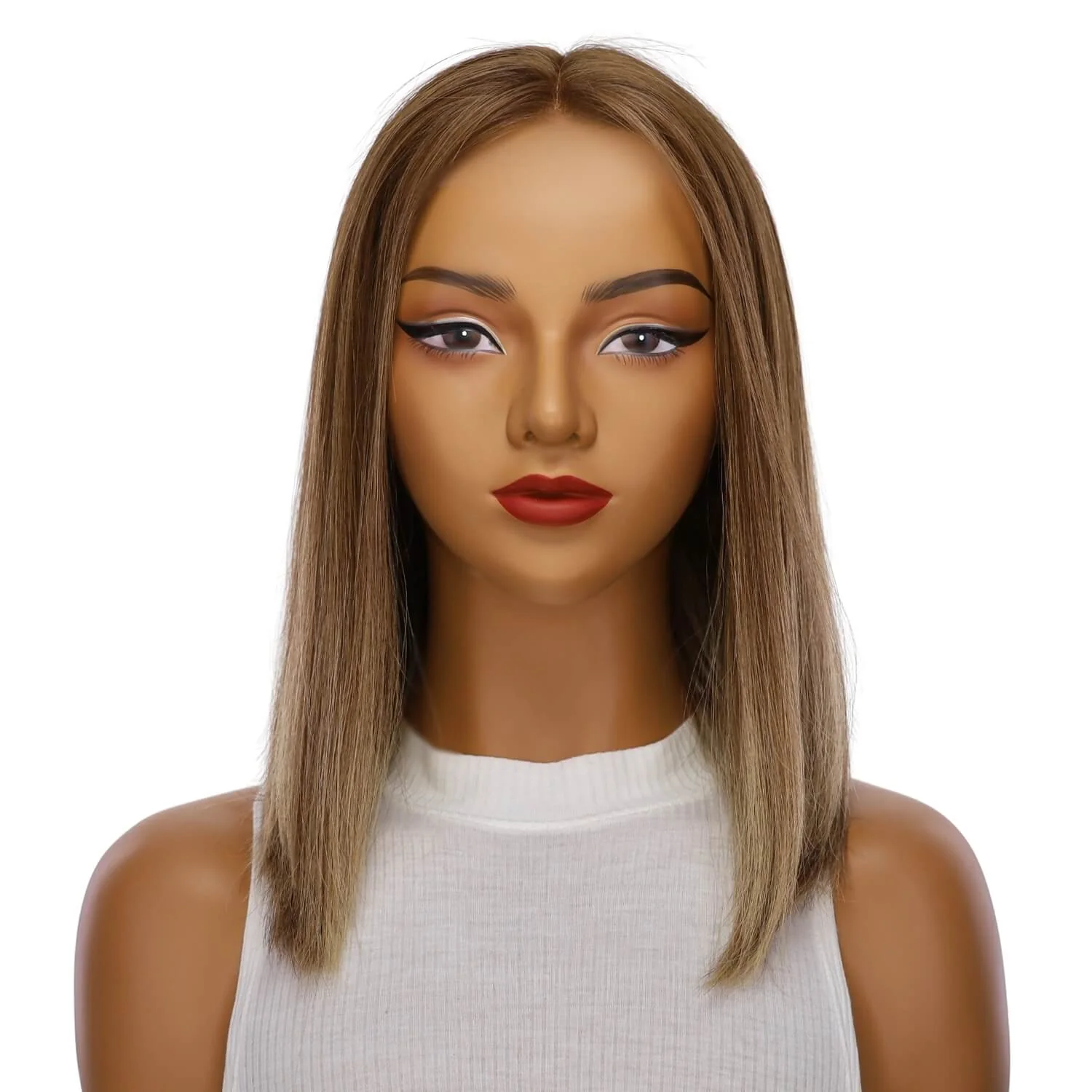 16" Divine Lace Top Wig Light Brown Babylight - Image 2