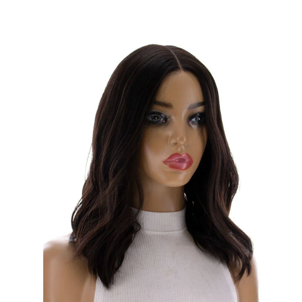 16" Divine Luxe Lace Top Wig #1B Black - Image 3
