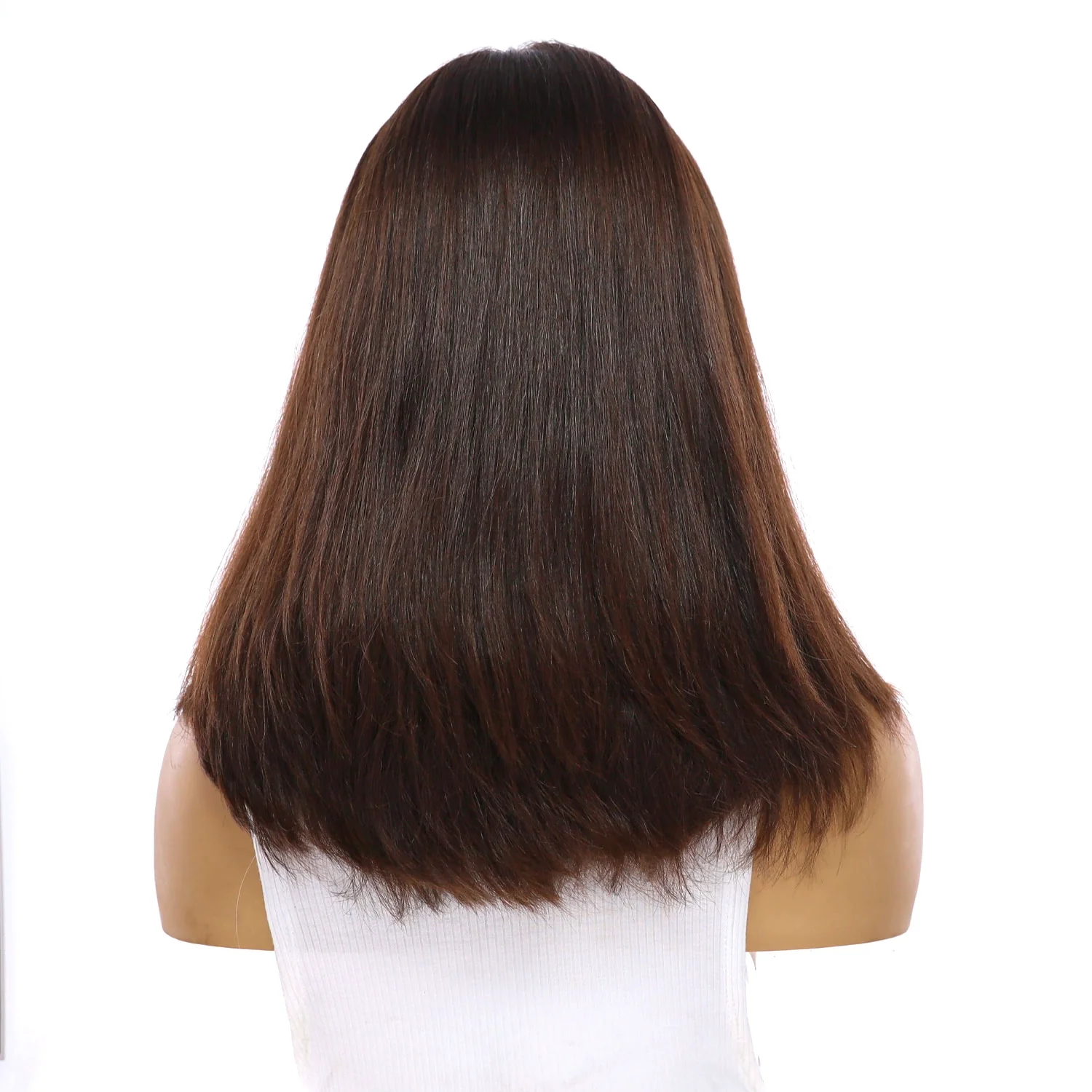 16" Divine Luxe Lace Top Wig #4 Dark Brown - Image 3