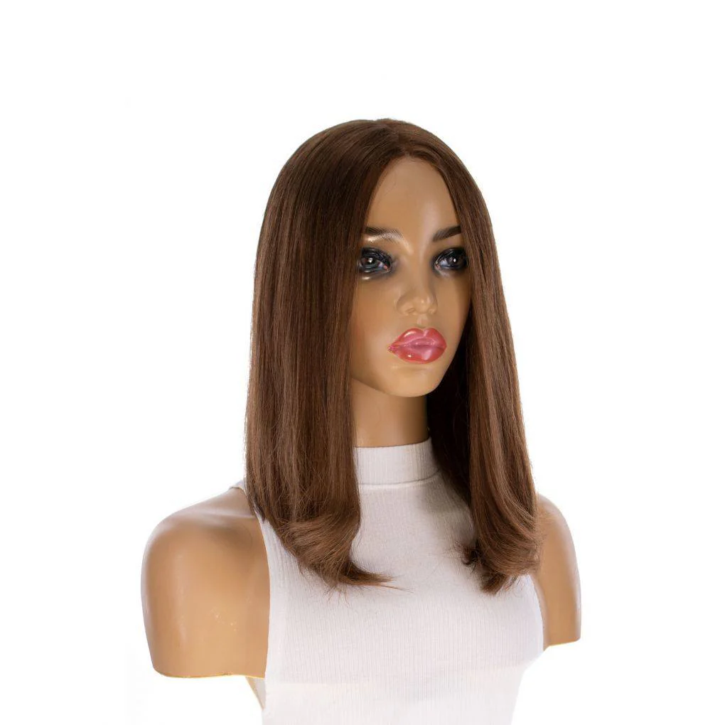 16" Divine Luxe Lace Top Wig #10 Neutral Light Brown - Image 3