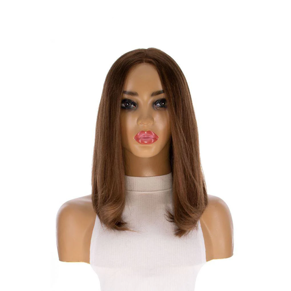 16" Divine Luxe Lace Top Wig #10 Neutral Light Brown - Image 4