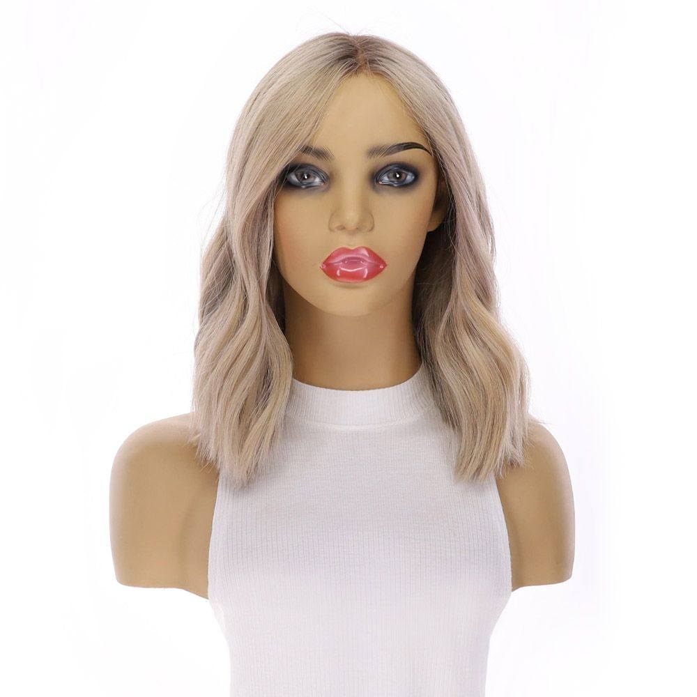 16" Divine Luxe Lace Top Wig #Light Brown w/ Custom Color - Image 4