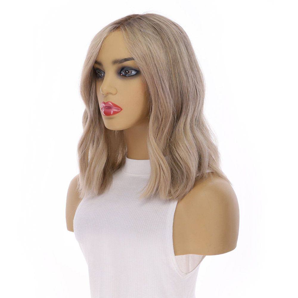 16" Divine Luxe Lace Top Wig #Light Brown w/ Custom Color - Image 5