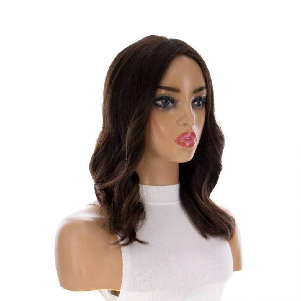 16" Divine Luxe Lace Top Wig #5 Warm Dark Brown - Image 3