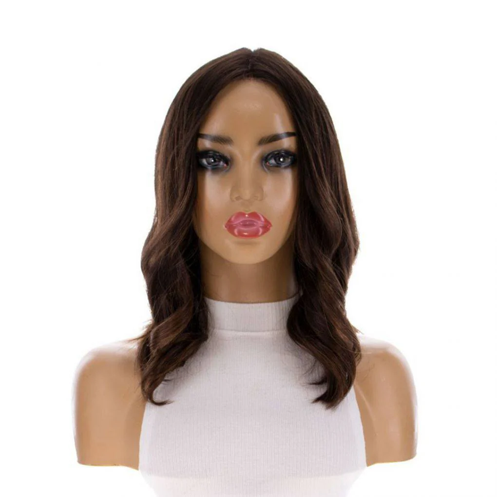 16" Divine Luxe Lace Top Wig #5 Warm Dark Brown - Image 6
