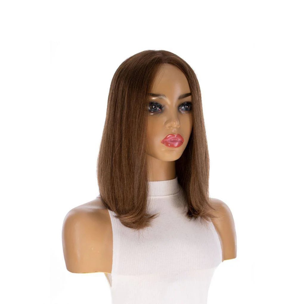 16" Divine Luxe Lace Top Wig #12 Warm Light Brown - Image 3