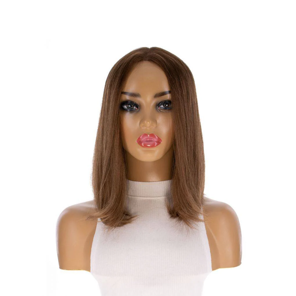 16" Divine Luxe Lace Top Wig #12 Warm Light Brown - Image 5
