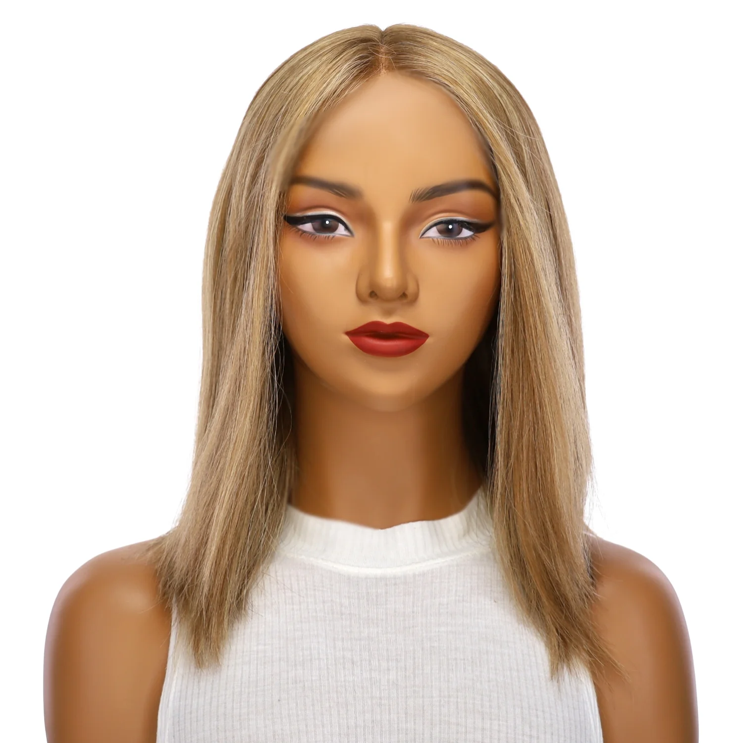 16" Divine Lace Top Wig Medium Blonde - Image 2