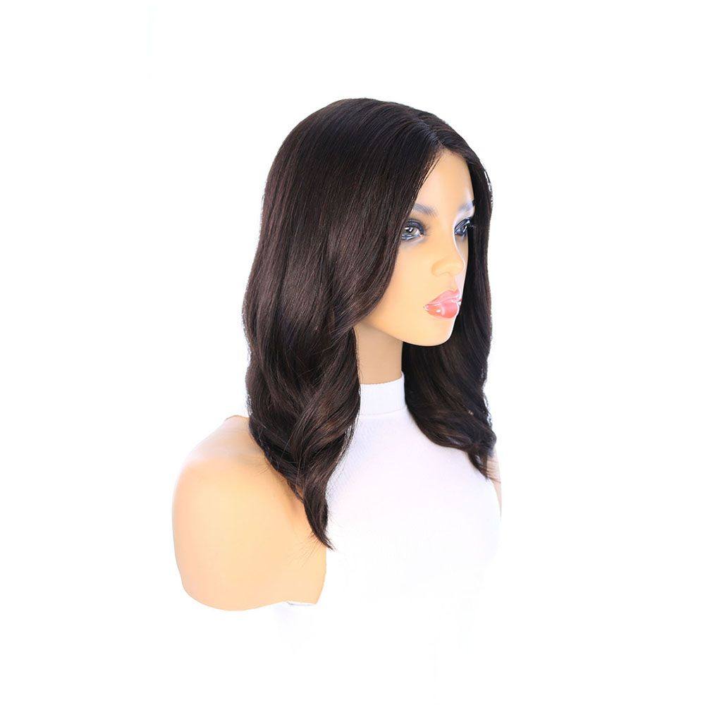 16" Divine Lace Top Wig Soft Black - Image 6