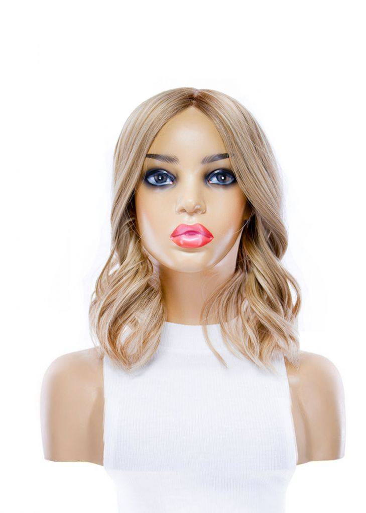 16" Princess Silk Top Wig Ash Blonde - Image 3