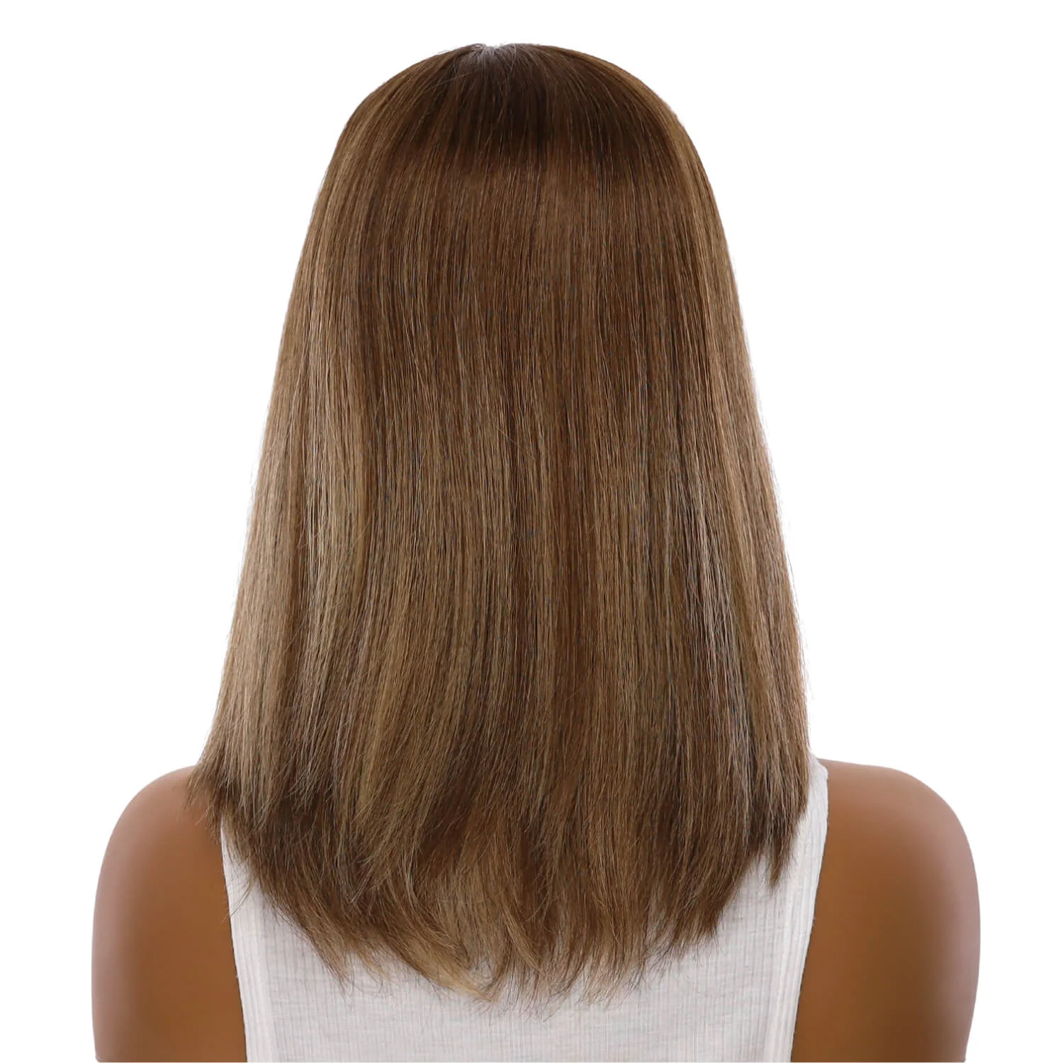 16" Princess Silk Top Wig Light Brown Babylight - Image 3