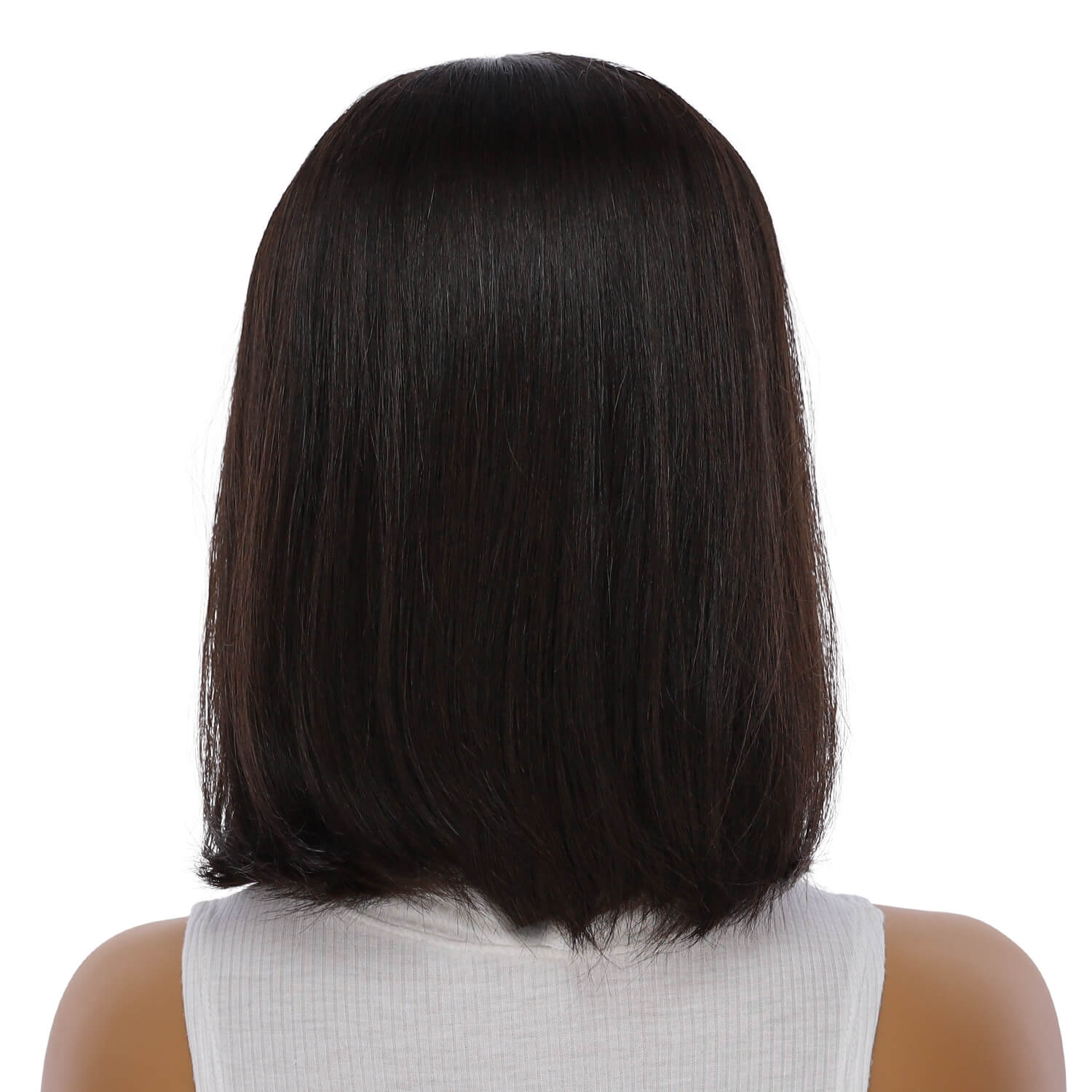 16" Princess Silk Top Wig Soft Black - Image 3