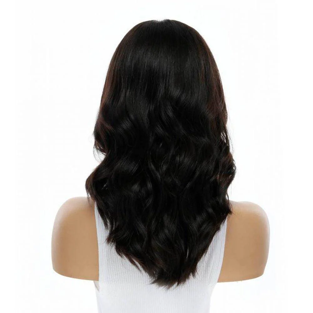 16" Secret Lace Top Wig #2 Neutral Dark Brown - Image 4