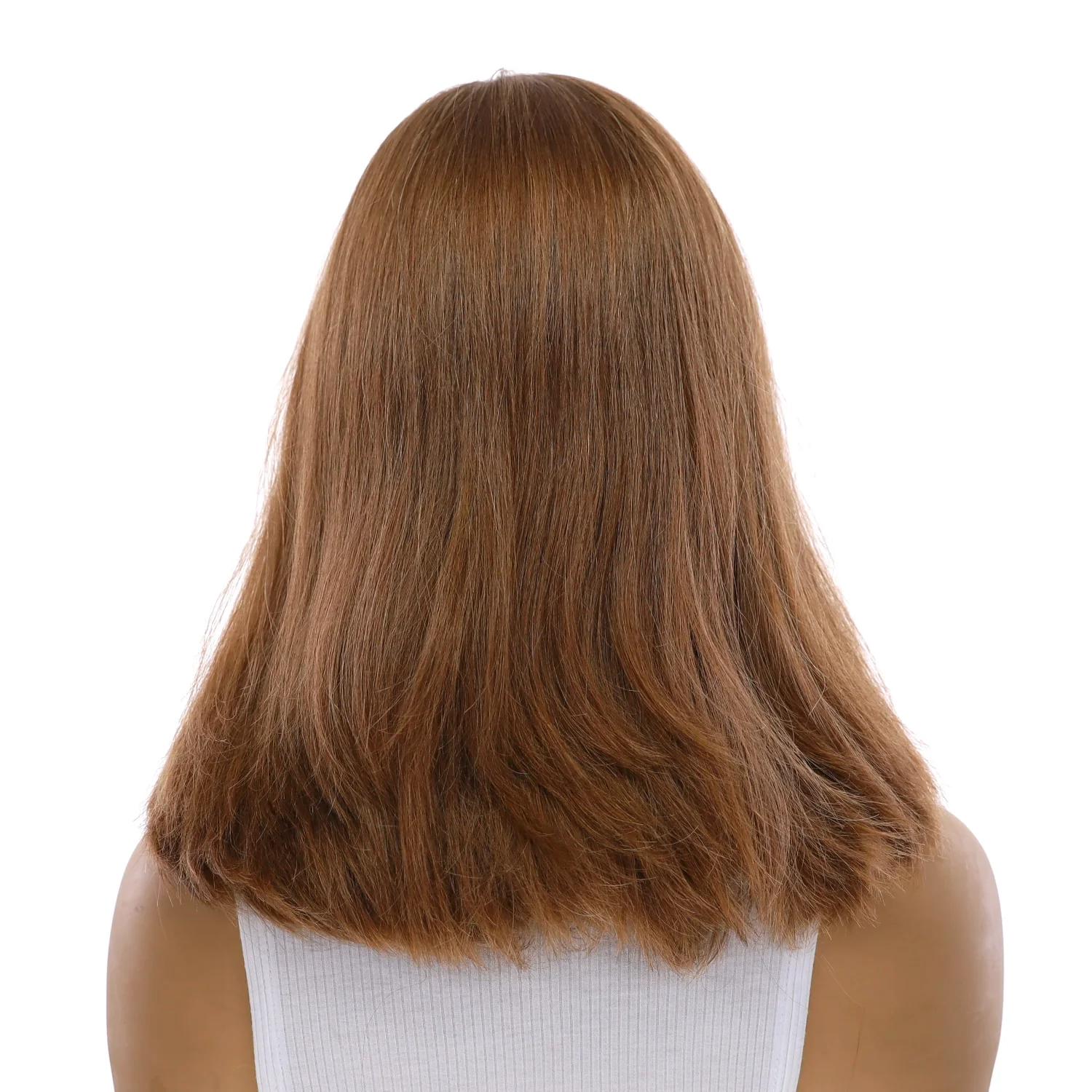 16" Luxe Silk Top Wig #14 Dark Blonde - Image 3